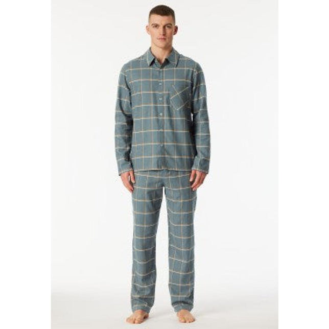 Schiesser Heren Pyjama set Schlafanzug lang 182029 - Jambelles