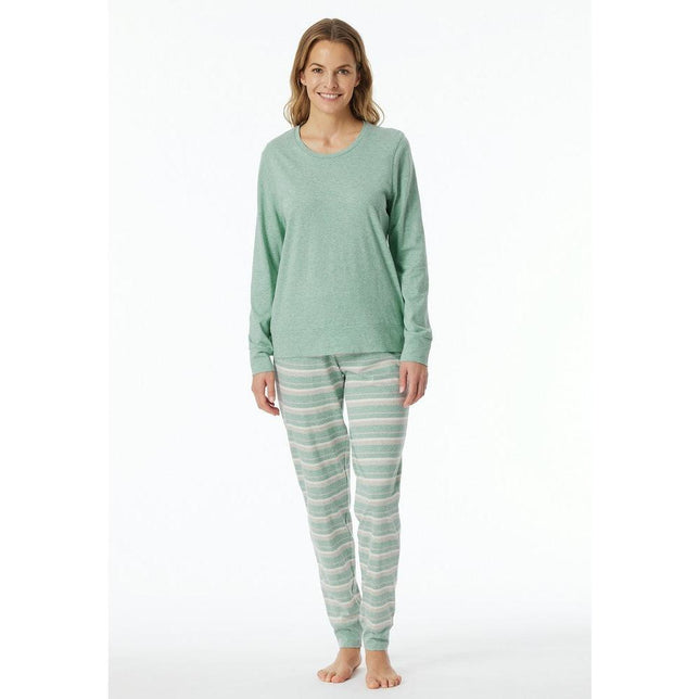Schiesser Dames Pyjama Set Schlafanzug lang 181746 - Jambelles