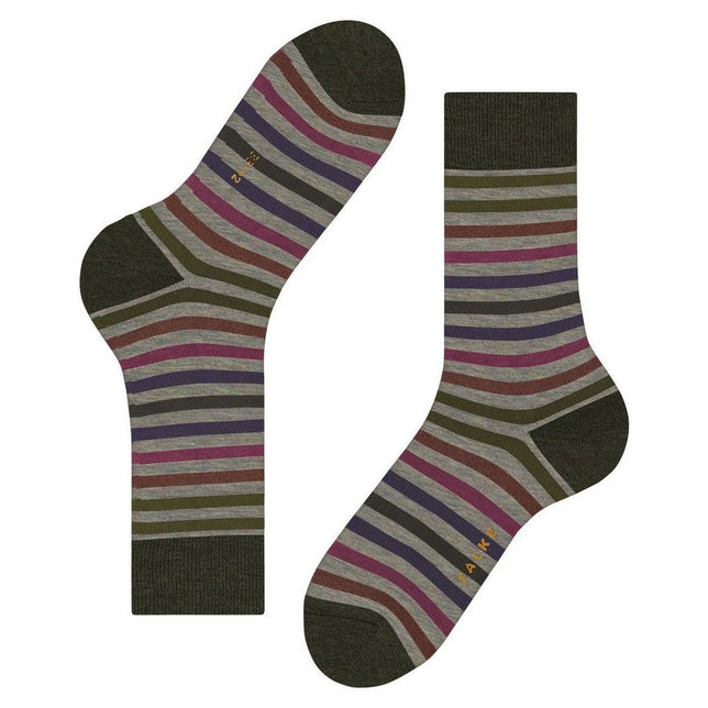 Falke Heren Sokken Tinted StripeSO 13279 - Jambelles