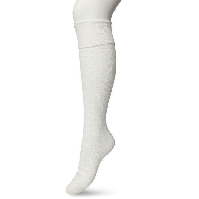 Bonnie Doon Dames Sokken Classic Cable Knee High BP211507 - Jambelles