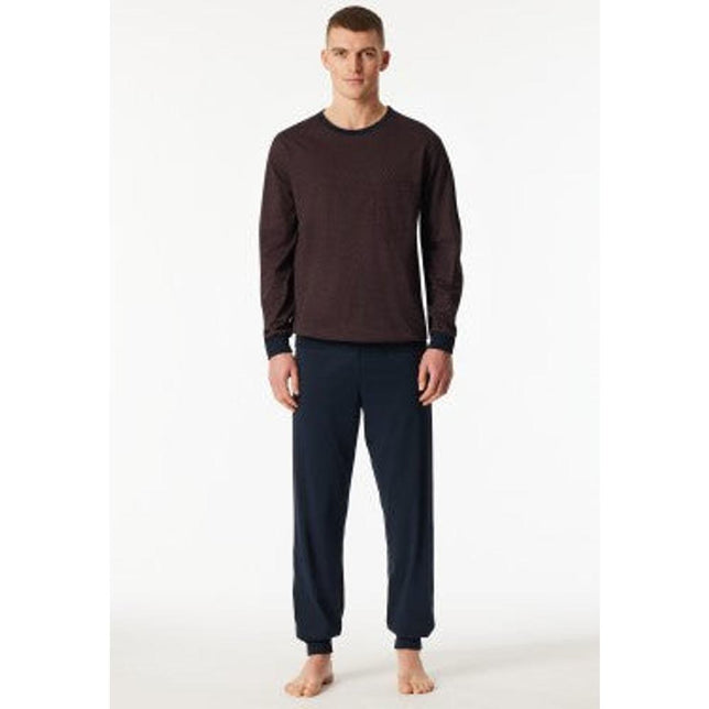 Schiesser Heren Pyjama set Schlafanzug lang 181156 - Jambelles