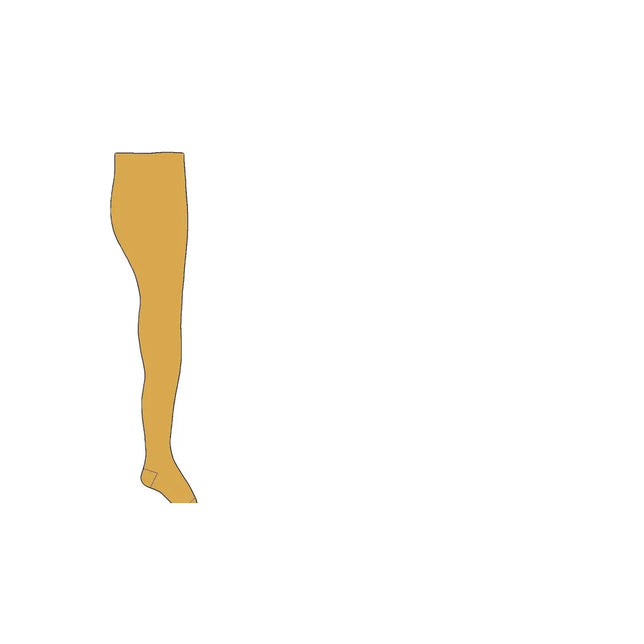 Bonnie Doon damesmaillot Bio Cotton Tights BP051900 in mosterdgeel, effen met hoge taille en gesloten voet. - Jambelles