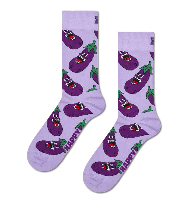 Angry Eggplant Sock P004492