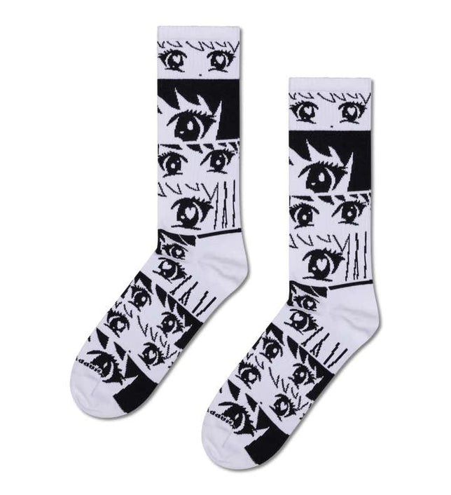 AnimeStripeSneakerSockP003106_1000Wit_1