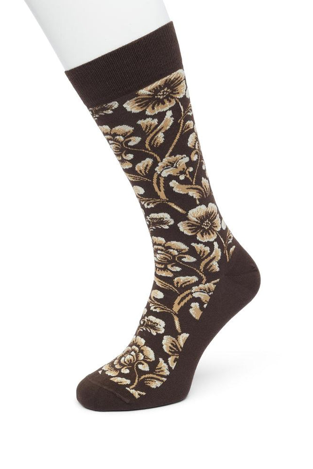 BarockFlowersockBlackBP222503_BrackenBracken_1