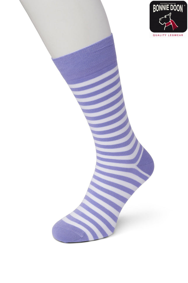 BasicStripeSockBD042101_LILACLilac_1