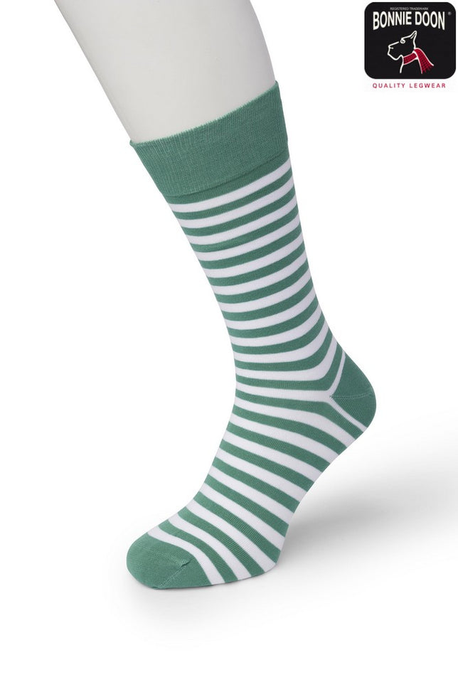 BasicStripeSockBD042101_MistyGreenMistyGreen_1