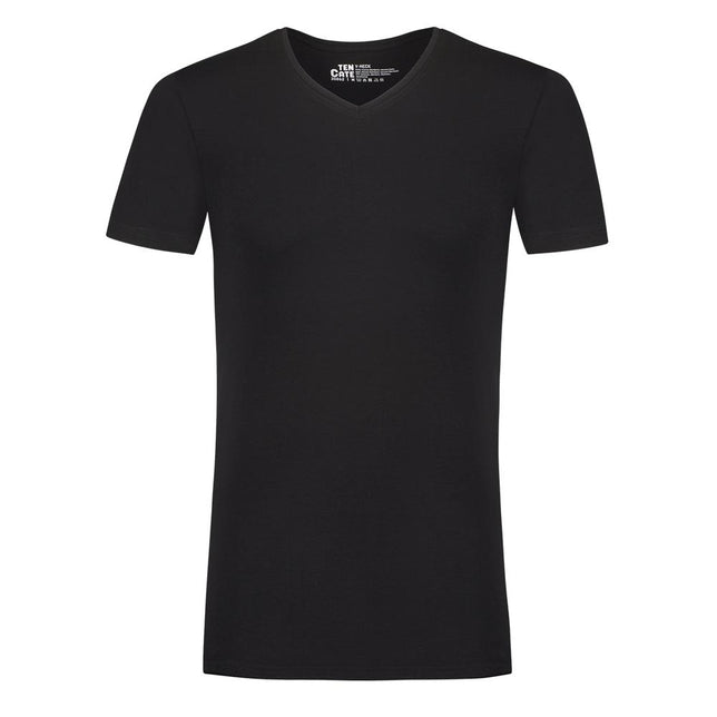 BasicmenbambooV-neck30862_090Black_1