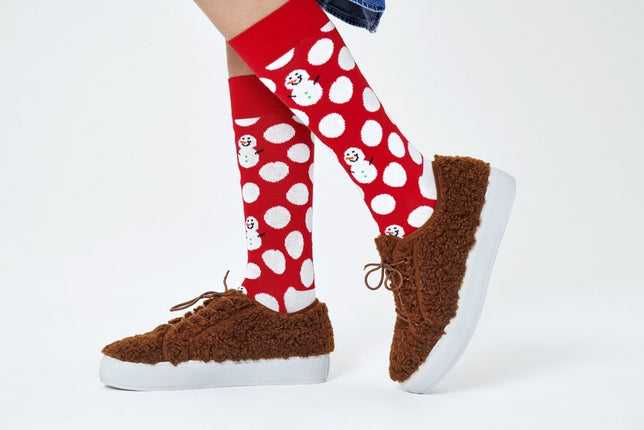 BigDotSnowmanSockBDS01_Red_2