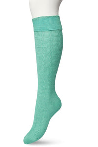 Bonnie Doon Dames Sokken Classic Cable Knee High BP211507 - Jambelles