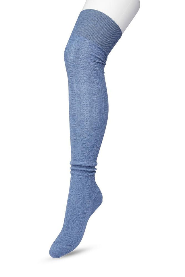ClassicCableOverKneeSockP53498_JeansBlHeaJeansBlueHeather_1