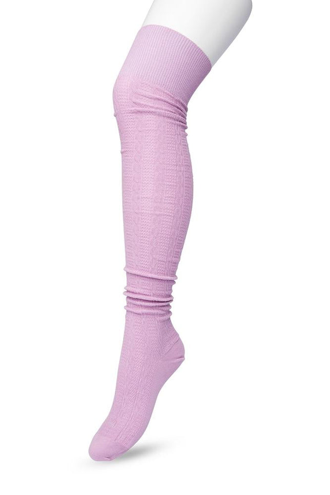 ClassicCableOverKneeSockP53498_LavendMistLavenderMist_1