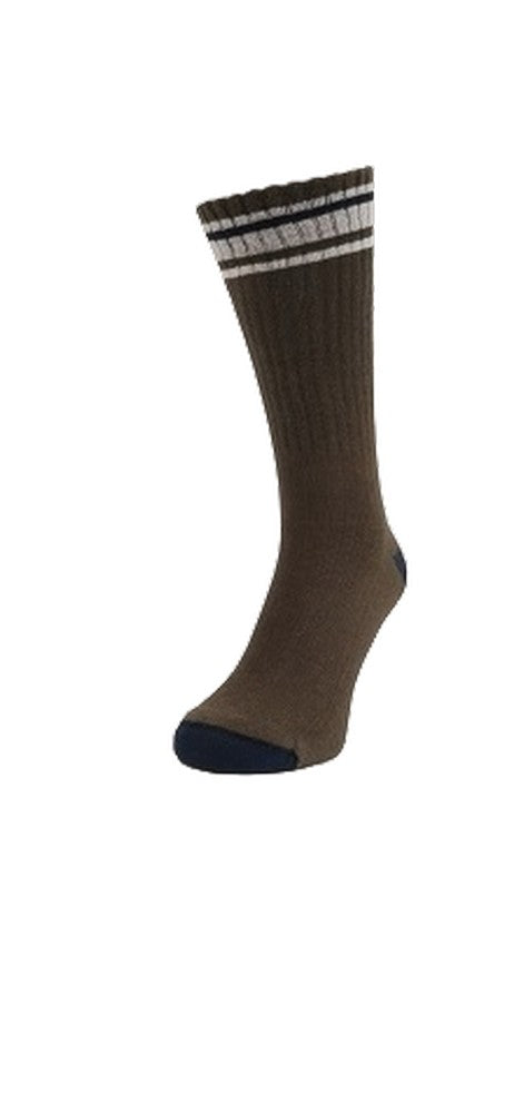 CottonSportSockUnisextype2DarkSandMeleBS231202_GreenMele_1