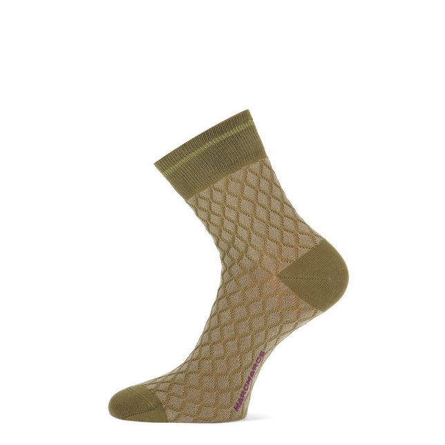 DamesShortsockAlix2P82167_OliveBlack_2