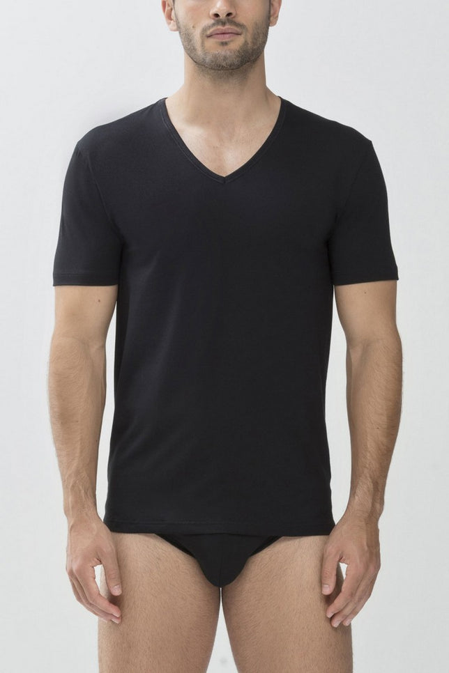 DryCottonVNeck46007_123Zwart_1