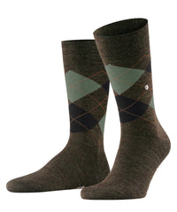 Burlington Heren Sokken Mel. Edinburgh 21183 - Jambelles