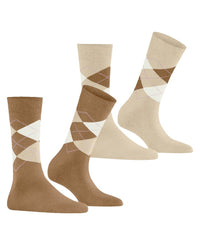 Burlington Dames Sokken Everyday Argyle Sock 2-Pack 22012 - Jambelles