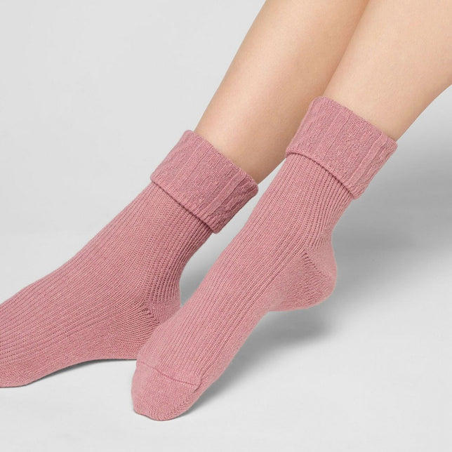 Fine Cashmere Blend Hilda sock rib VOBFCB31S