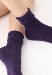 Oroblu Dames Sokken Fine Cashmere Blend Hilda sock rib VOBFCB31S - Jambelles