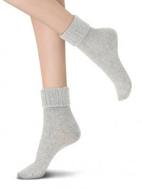 Oroblu Dames Sokken Fine Cashmere Blend Hilda sock rib VOBFCB31S - Jambelles