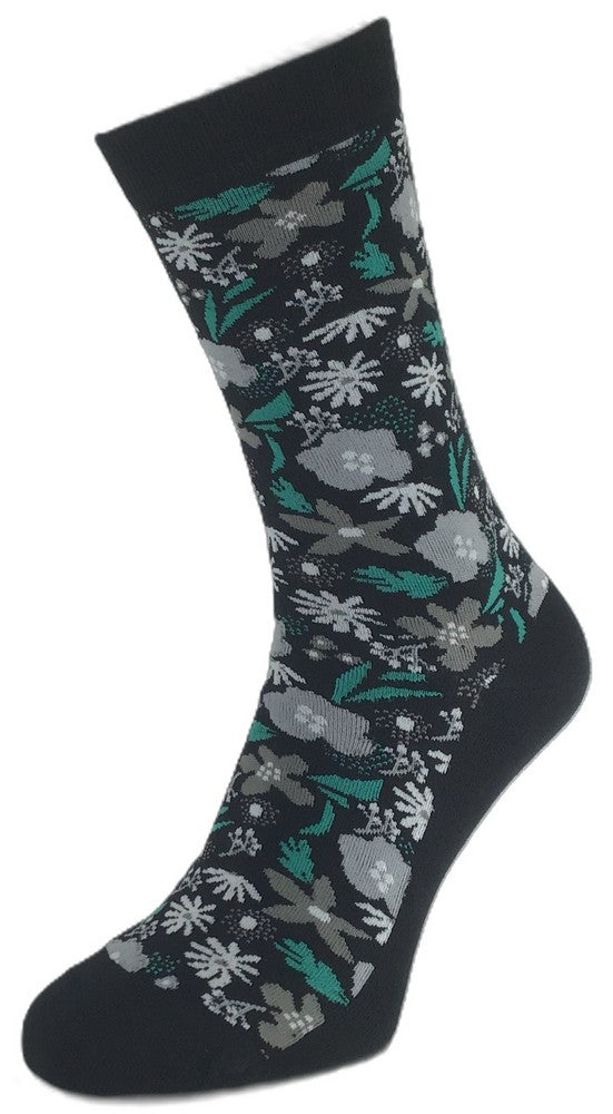 FlowerDropSocksBP251103_BlackBlack_1