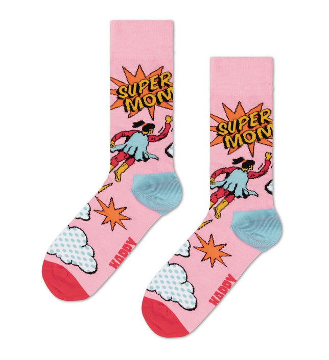 FlyingSuperMomSockP005317_3300Pink_1