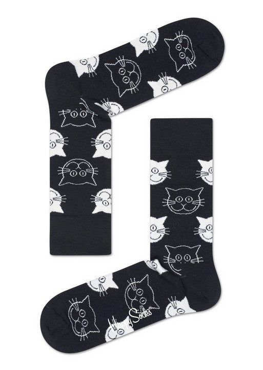 HappySocksCatMJA01_9000Black_1
