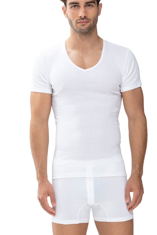 Herenshirt met V-hals Mey Basics 49107