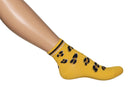 Bonnie Doon Dames Sneakersokken Leopard Quarter BN941114 - Jambelles