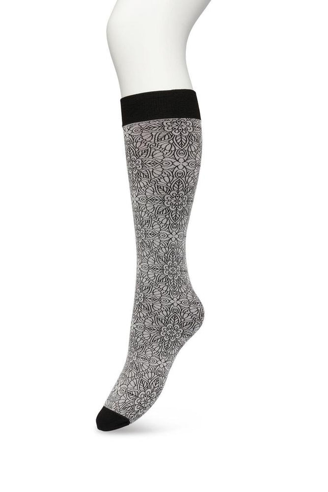 MandalaFlowerKnee-HighBP221805_GREYGrey_1