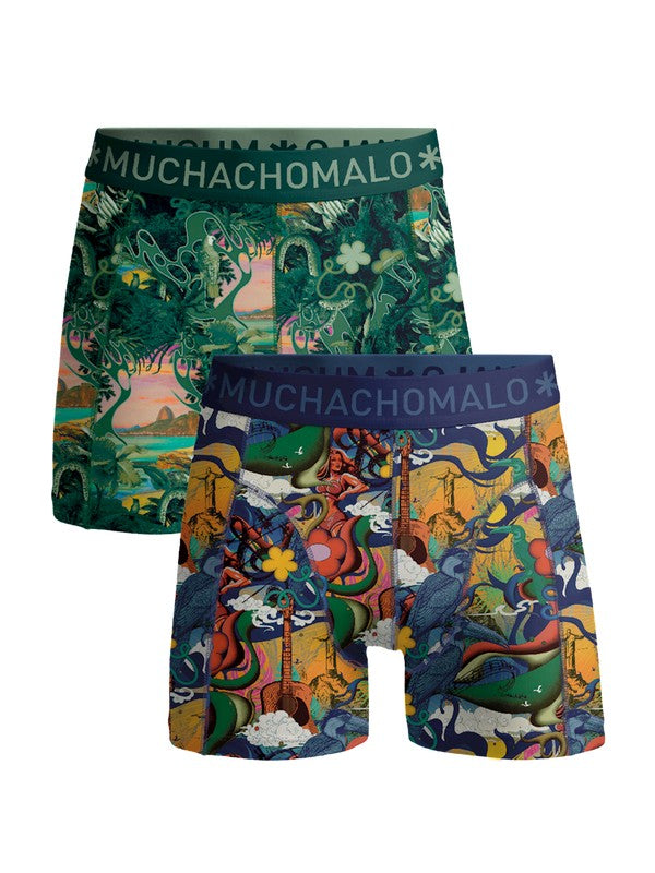 Men 2-Pack Boxer Shorts Rio RIO1010 - Jambelles Muchachomalo S / 04 Print/Print