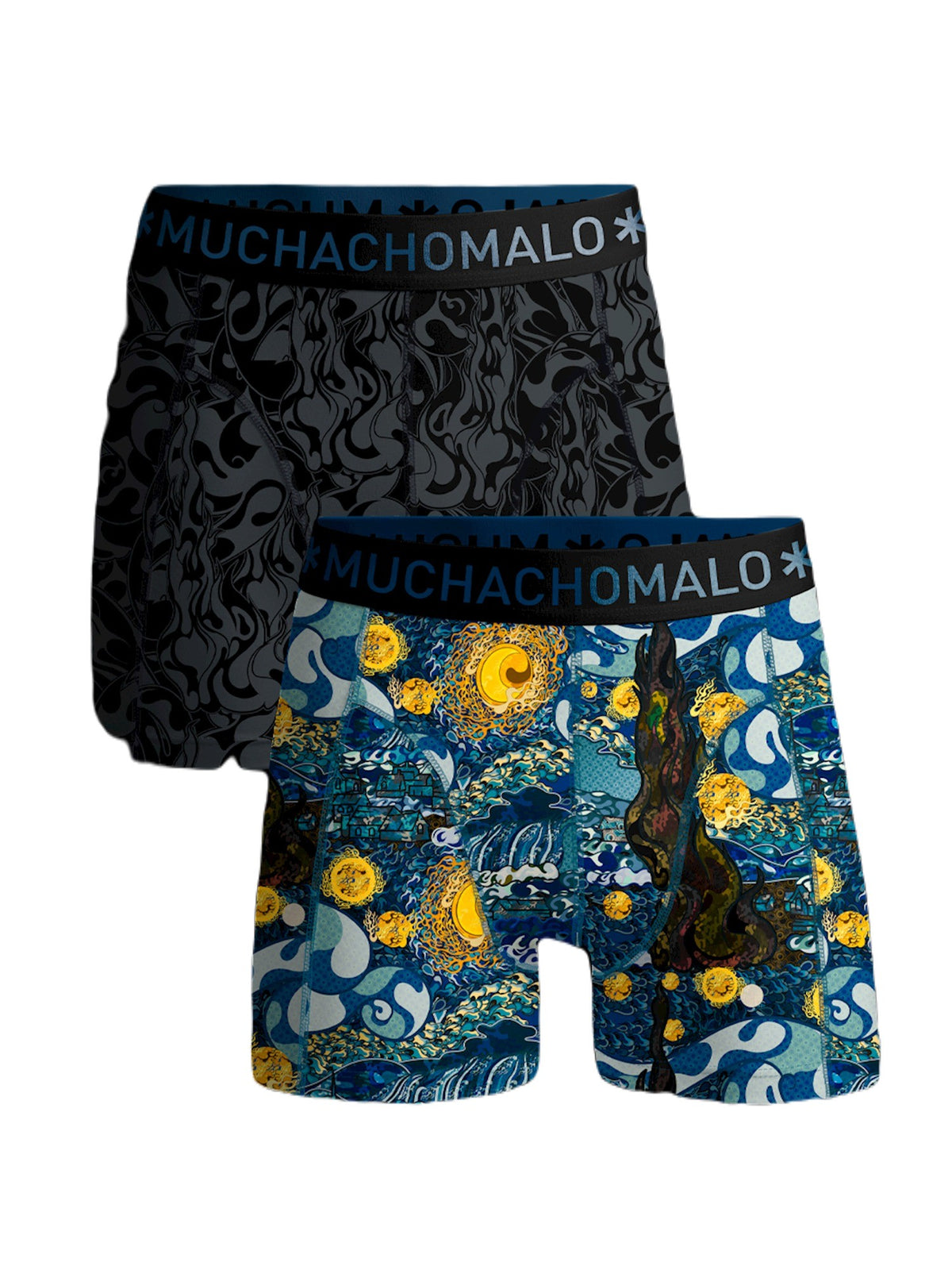 Men 2-Pack Boxer Shorts Starry 2P STARRY1010