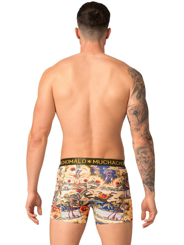 Men2-PackShortsBarettaHawai2PBARETTA1010_Print_Green_4