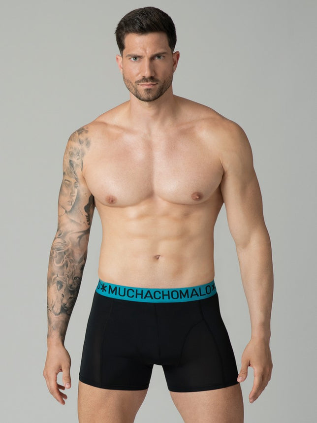 Men3-packBoxerShortsSolidMicrofiber3PU-MICROFIB1010_70Black_Orange_Green_Pink_3
