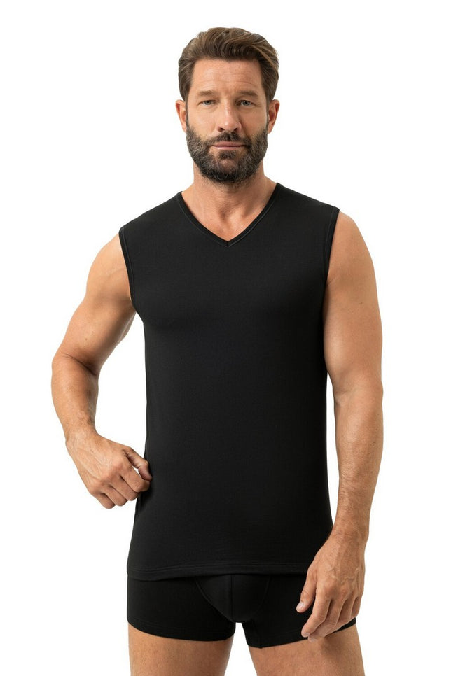 Muskel-ShirtsleevelessDryCotton46037_123Zwart_1