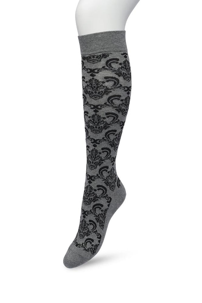OrnamentKneeHighSockBP221701_GreyMelangGreyMelange_1