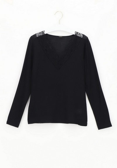 PerfectLineCashmere-LaceT-ShirVOBT67430_BlackLace9999_3