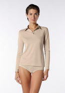 Oroblu Dames Shirt Perfect Line Cotton - Polo Lo VOBT01677 - Jambelles