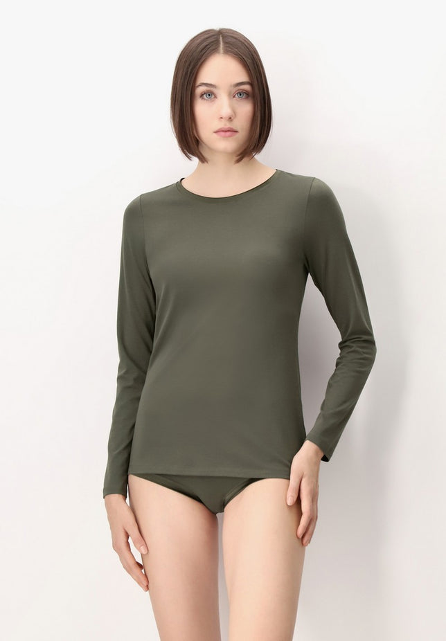 PerfectLineCotton-T-ShirtLongVOBT01676_Military6840_1
