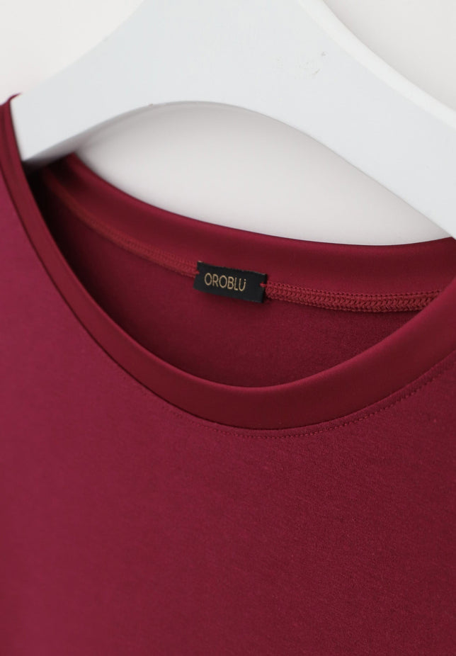 PerfectLineCotton-T-ShirtLongVOBT01676_Sangria4822_3