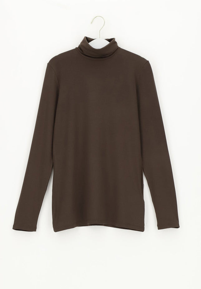 PerfectLineModal-TurtleNeckLongSleeveVOBT01644_DarkCaramel_1