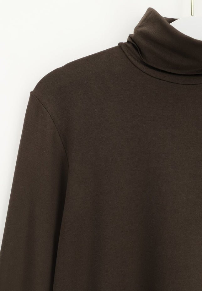 PerfectLineModal-TurtleNeckLongSleeveVOBT01644_DarkCaramel_3