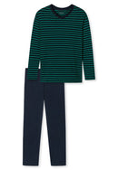 PyjamaLongVNeck179101_Dunkelgrun_4