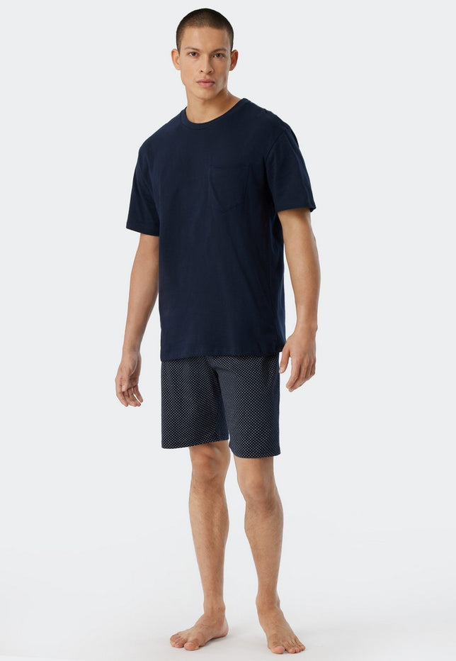Pyjamakort159634_Blauw_1