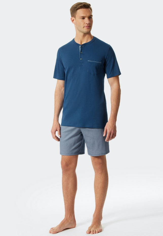 Pyjamakort176685_Blauw_2