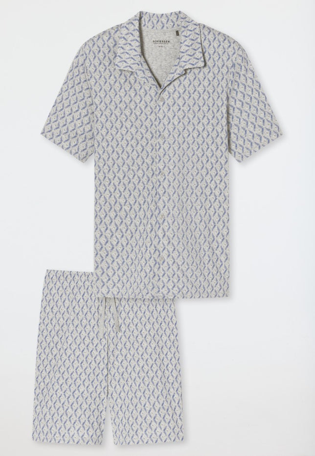 Pyjamakurz181177_GrauMelange202_5