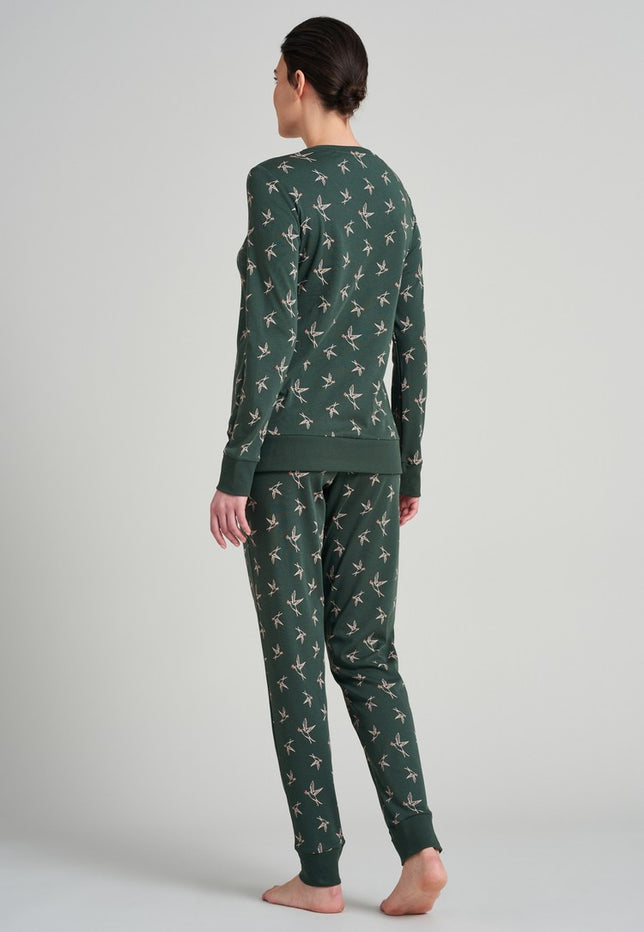 Pyjamalang175557_Donkergroen_3