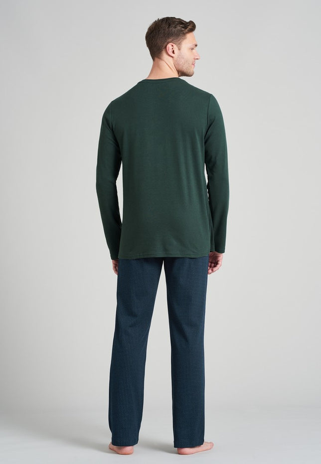 Pyjamalang175639_Donkergroen_2