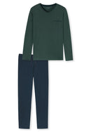 Pyjamalang175639_Donkergroen_6