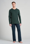 Pyjamalang175639_Donkergroen_6